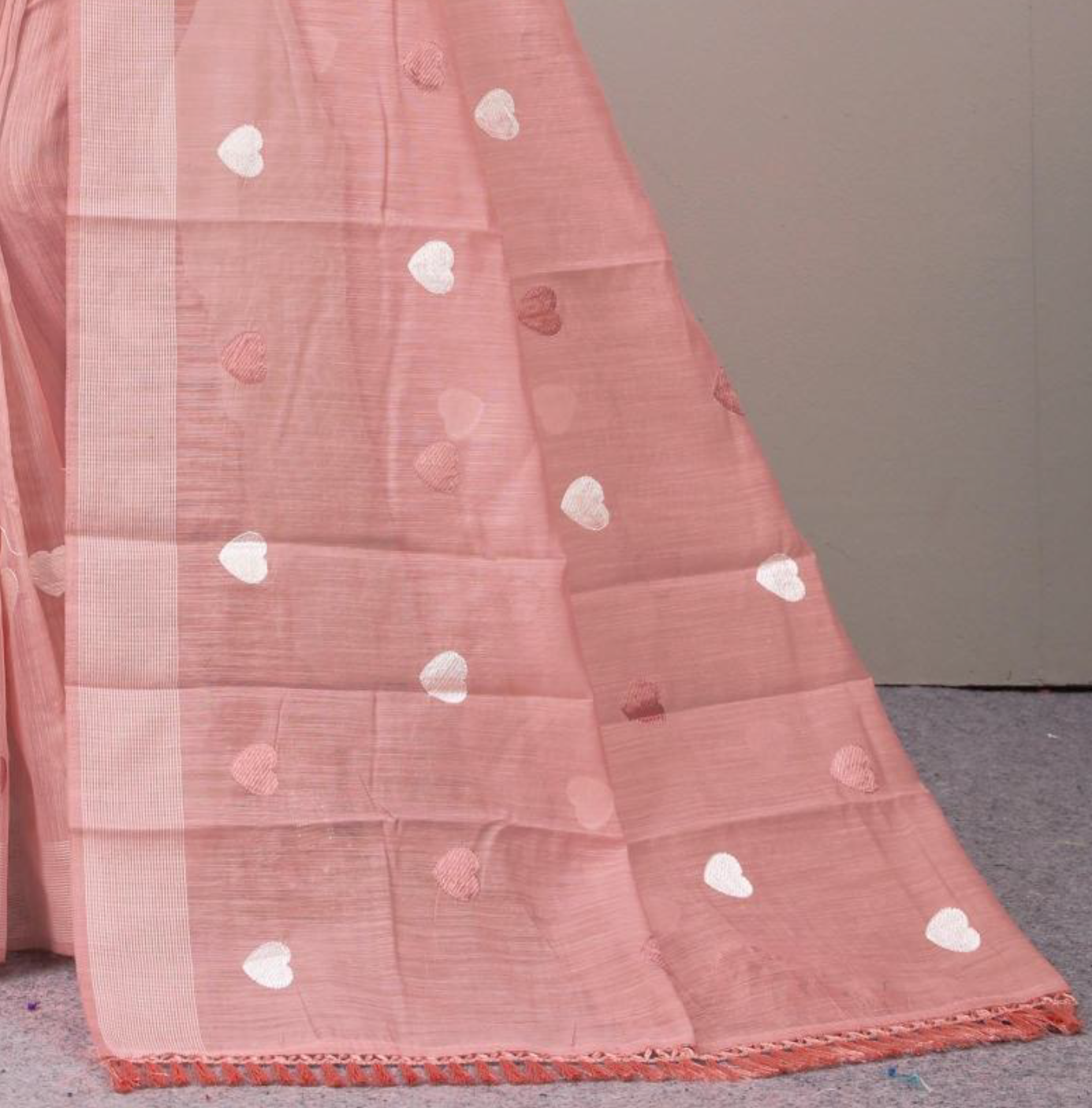 Cotton Linen Saree- 01