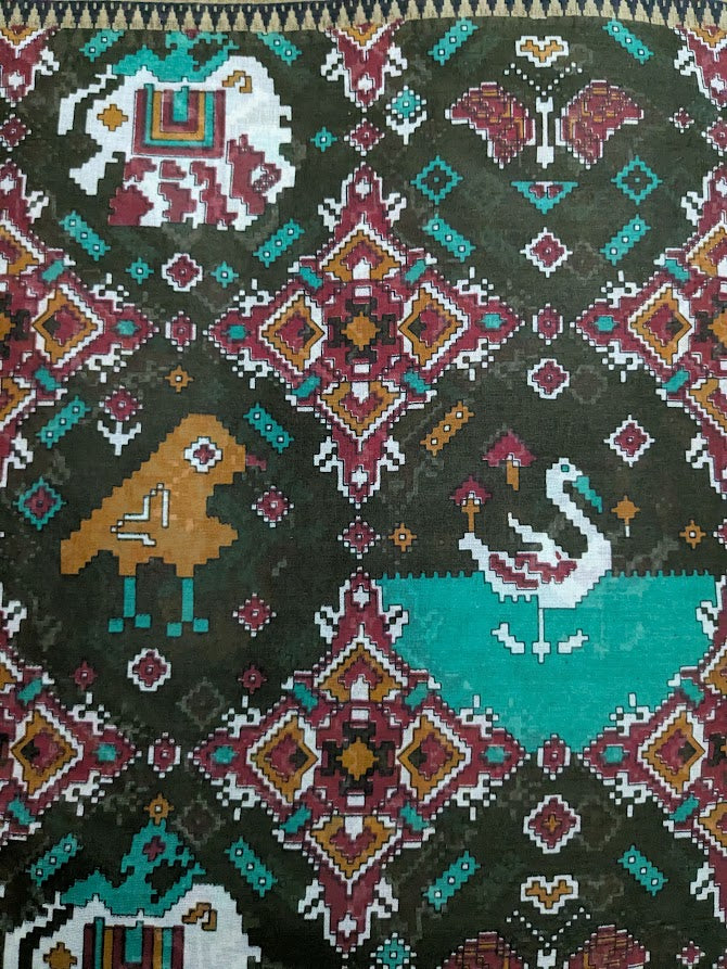 Pure Cotton Patola Saree- 04