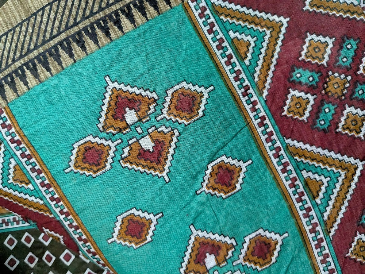 Pure Cotton Patola Saree- 04