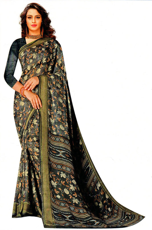 Pure Georgette Saree-02