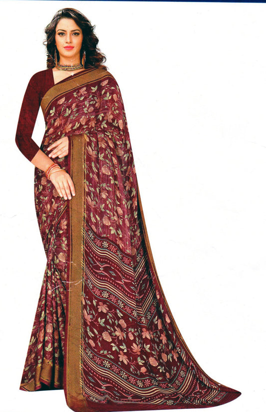 Pure Georgette Saree-03