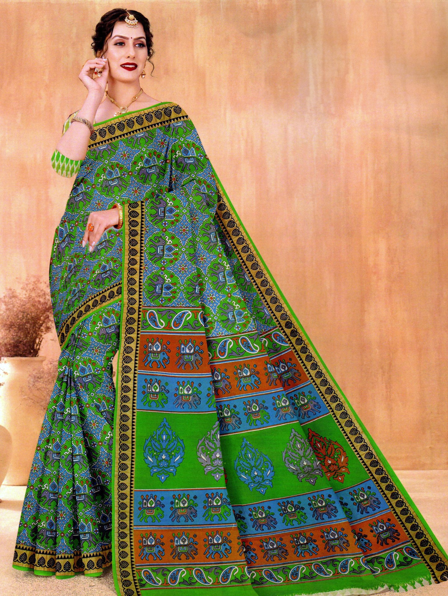 Pure Cotton Patola Saree- 03