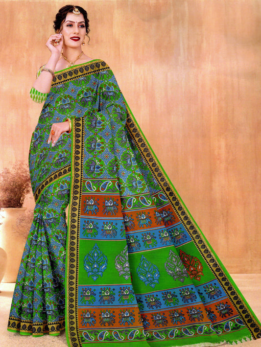 Pure Cotton Patola Saree- 03